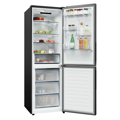 Hoover H-Combi 300 HONCQ2T618EBK 185cm 60/40 Total No Frost Fridge Freezer - Black - E Rated, Black - image 4