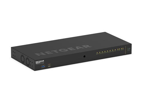 NETGEAR GSM4212P-111EUS сетевой коммутатор Управляемый L2/L3 Gigabit Ethernet (10/100/1000) Питание по Ethernet (PoE) 1U Черный