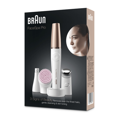 Braun FaceSpa Pro 912 10 tweezers White, Bronze – image 5