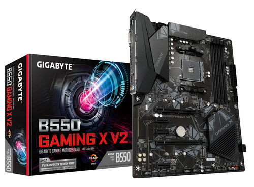 MOTHERBOARD GIGABYTE B550 GAMING X V2 SOCKET AM4 4DDR4 4600MHZ HDMIDVI ATX - B550 GAMING X V2