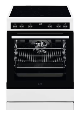 AEG CCB644BGBW Freestanding cooker Electric Ceramic hob White