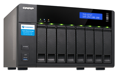 QNAP TVS-871T NAS Tower Intel® Core™ i5 i5-4590S – image 4