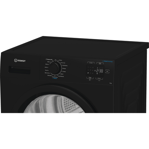 Indesit CYD92DBBUK 9kg Heat Pump Condenser Dryer in Black A Rated Stea - image 7