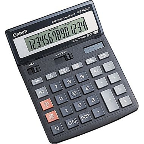 Canon WS-1400H calculator Desktop Display Black