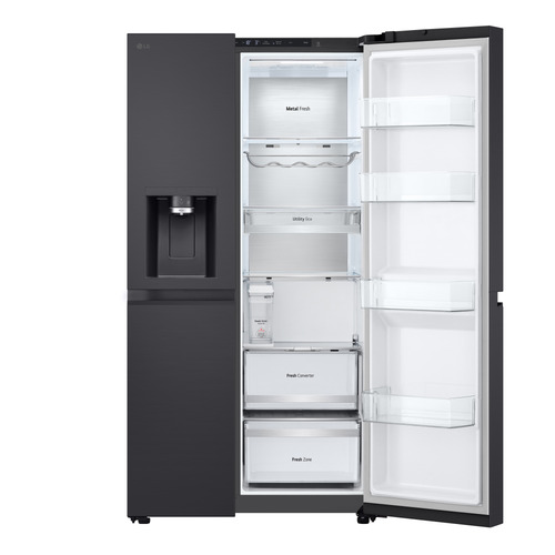 LG GSLE91EVAB side-by-side refrigerator Freestanding – image 8