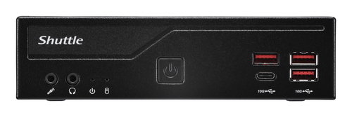 Shuttle Slim PC DB860 , S1851, 2x HDMI, 1x DP, 1x USB-C (DP), 1x 2.5 , 1x M.2, 2x LAN (Intel 1G + 2.