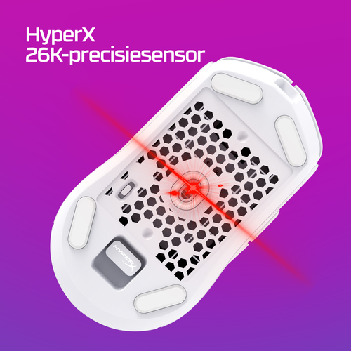 HyperX Pulsefire Haste 2 - Souris de jeu sans fil - PC, PS5, PS4, Xbox Series X|S et Xbox One - Blanc – Photo 8 sur 11