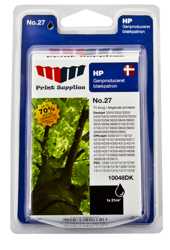 MM Black Inkjet Cartridge No.27 (C8727AE)