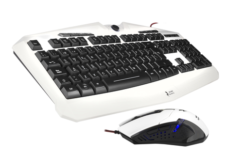 Mars Gaming MCPZE1 keyboard Mouse included Black, White – image 2