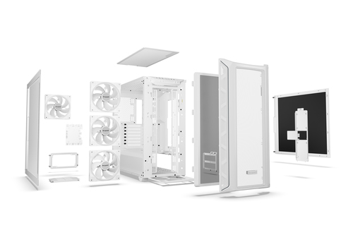be quiet! Shadow Base 800 FX Mid Tower Tempered Glass Atx Gaming PC Case - White - image 4