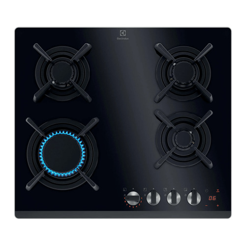 Electrolux KGG643753K Черный Встроенный 60 cm Газовый 4 зона(ы)