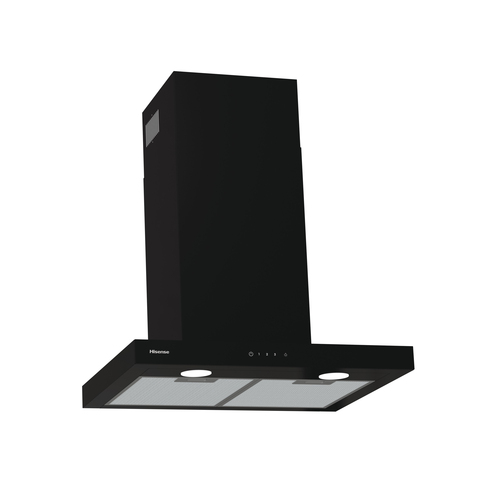Hisense CH6T14BBUK cooker hood Wall-mounted Black 594 m³/h – image 1