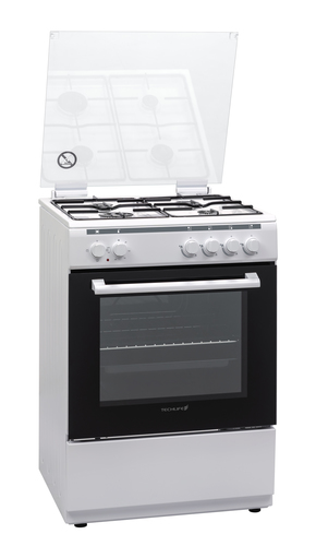 Techlife TLCK66FEB cooker Freestanding cooker Electric Gas White – image 1