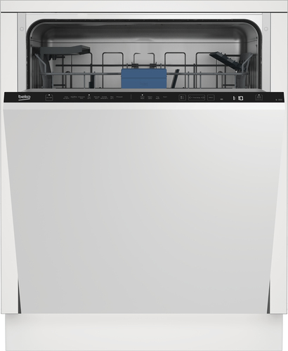 Beko BDIN38442 Fully Integrated Full Size Dishwasher - Black Control Panel - C Rated, Black - image 1