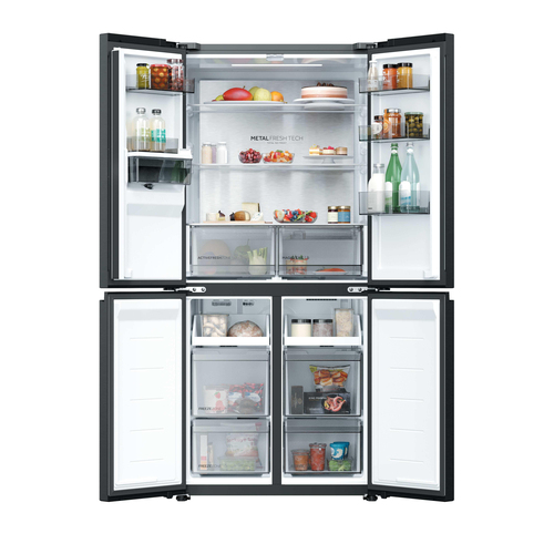 Haier HCR58S18DWMB side-by-side refrigerator Freestanding – image 3