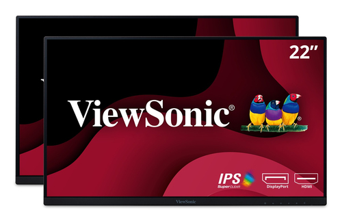 22IN FRAMELESS 1080P IPS DUAL PACK HEAD-ONLY MONITORS, HDMI + DISPLAYPORT, ECO P