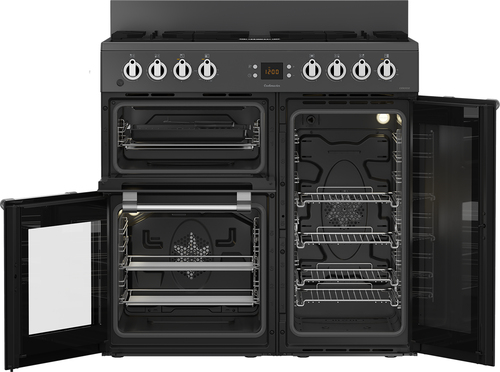 Leisure Cookmaster CK90F232T 90 cm Dual Fuel Range Cooker - Anthracite, Black - image 5
