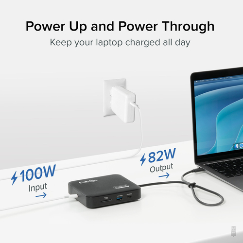 Plugable Technologies 7-in-1 USB C Docking Station Dual Monitor - Dual HDMI Dock is Compatible with Mac and Windows, USB4, Thunderbolt or USB-C – image 6