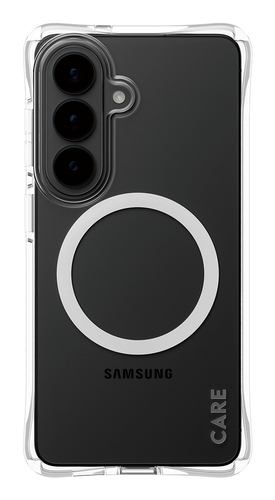 PanzerGlass CARE™ by PanzerGlass® Samba Case Transparent w. White Qi Samsung Galaxy S26