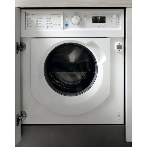 Indesit BI Wmil 71252 UK N Integrated 7 kg 1200 Spin Washing Machine, White - image 6