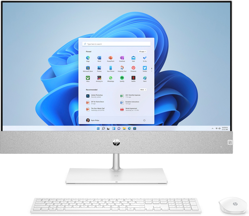 Hp Pavilion Aio 27Ca0010La Ryzen 5 5500U 400 Ghz  8Gb Ram  512 Ssd  27 Fhd  Win 11 Home  Blanco 81R34LA - 81R34LA