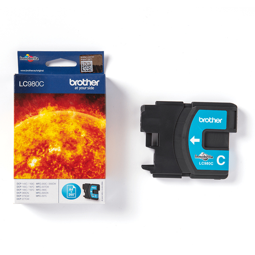 Original Brother LC980C Cyan Ink Cartridge - image 3