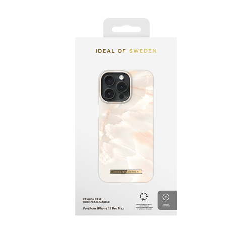 iDeal of Sweden Printed Case MagSafe iPhone 15 Pro Max Rose Pearl Marble – image 4