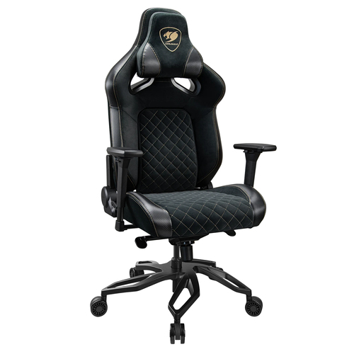COUGAR CGR-T2F-GLB Универсальное игровое кресло Сиденье с мягкой обивкой Черный