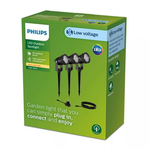 Philips LED 8720169269392 Caper GardenLink LED-plafondspot LED LED 4.5 W Zwart – Foto 3 van 3