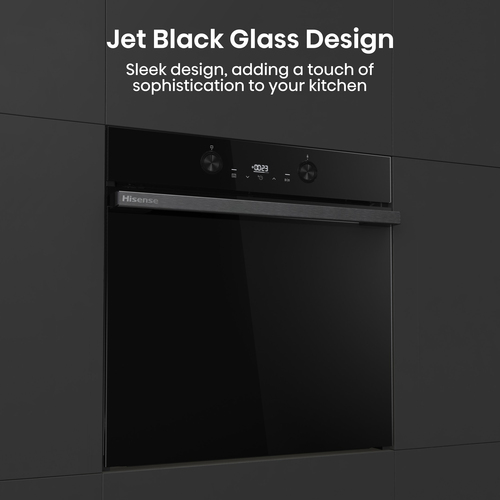 Hisense Hi4 BlackLine BI64221PDBG Electric Pyrolytic Oven - Jet Black, Black - image 4