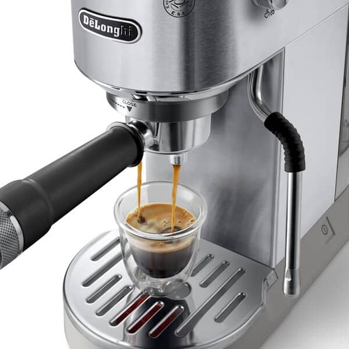 DeLonghi Dedica Duo Manual Coffee Machine White Silver - image 3