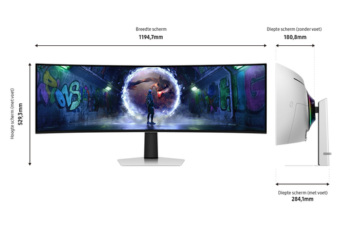 Samsung Odyssey G9 G93SD LS49DG934SUXEN OLED Incurvé – Photo 3 sur 11