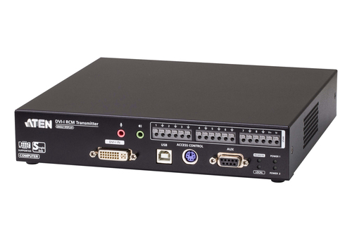 ATEN DVI-I Single Display KVM over IP Transmitter with Remote Access – image 1