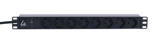 Lanview LVR261870D power distribution unit (PDU) 8 AC outlet(s) 1U Black