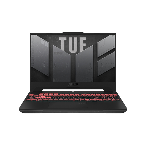 ASUS TUF Gaming F15 FX507ZC4-HN105W Intel® Core™ i7 i7-12700H Ноутбук 39,6 cm (15.6") Full HD 16 GB DDR5-SDRAM 512 GB Твердотельный накопитель (SSD) NVIDIA GeForce RTX 3050 Wi-Fi 6 (802.11ax) Windows 11 Home Черный, Серый