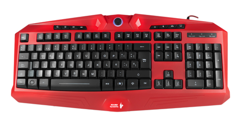 Mars Gaming MCPVU1 keyboard Mouse included Black, Red – image 3