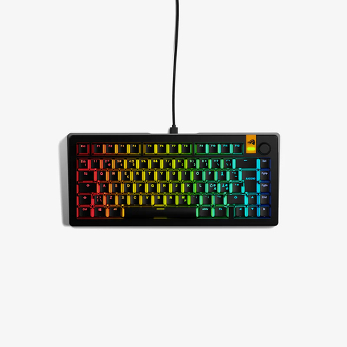 Glorious Gaming GLO-KB-GMMK3-75-PB-HE-W-BLK-ND клавиатура Игровой USB QWERTY Северные страны Черный