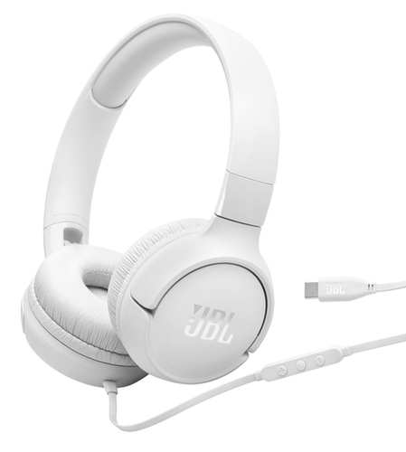 JBL Tune 520C USB-C Wit