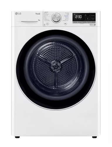 LG DVH5-08W tumble dryer Freestanding Front-load