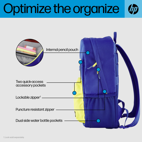 HP Campus Blue Backpack – image 3