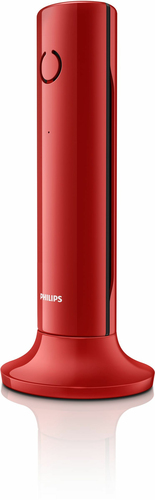 Philips Linea M3301R/KR telephone Caller ID Red