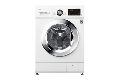 LG F48J3TM5W washer dryer Freestanding Front-load White