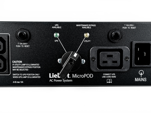 Vertiv 2U MicroPod External maintenance Bypass – image 4