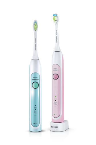 Philips Sonicare HealthyWhite HX6762/35 electric toothbrush Adult Sonic toothbrush Blue, Pink