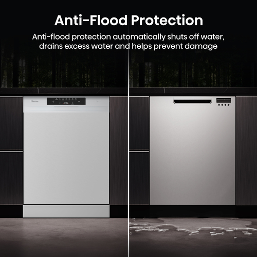 Hisense Hi4 HS642B90W Full Size Freestanding Dishwasher - White – image 9
