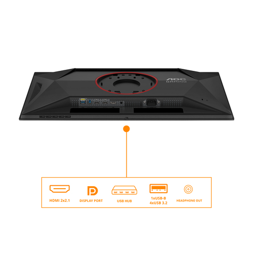 Aoc G4 Q27G4ZD 27" Fast Ips Quad HD 240Hz 0.3ms G-Sync compatible Height Adjustable Gaming Monitor - image 4