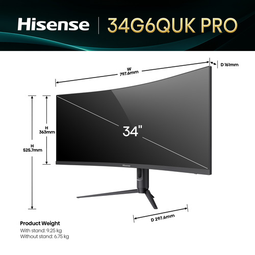 Hisense 34G6QUK PRO – image 2