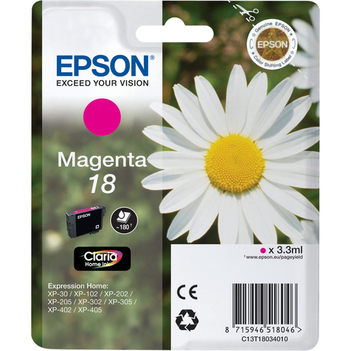 Epson 18 – Cartuccia magenta originale (Margherita)