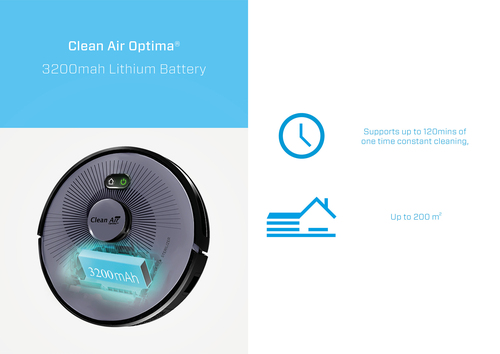 Clean Air Optima RVC001GSmart Robot stofzuiger Grijs, afbeelding 10