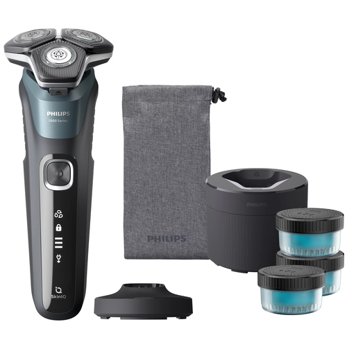 Philips SHAVER Series 5000 S5882/76 men's shaver Rotation shaver Trimmer Black, Blue